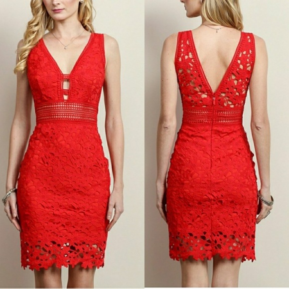 Soieblu Dresses & Skirts - Soieblu Cocktail Dress Red Size M NWOT